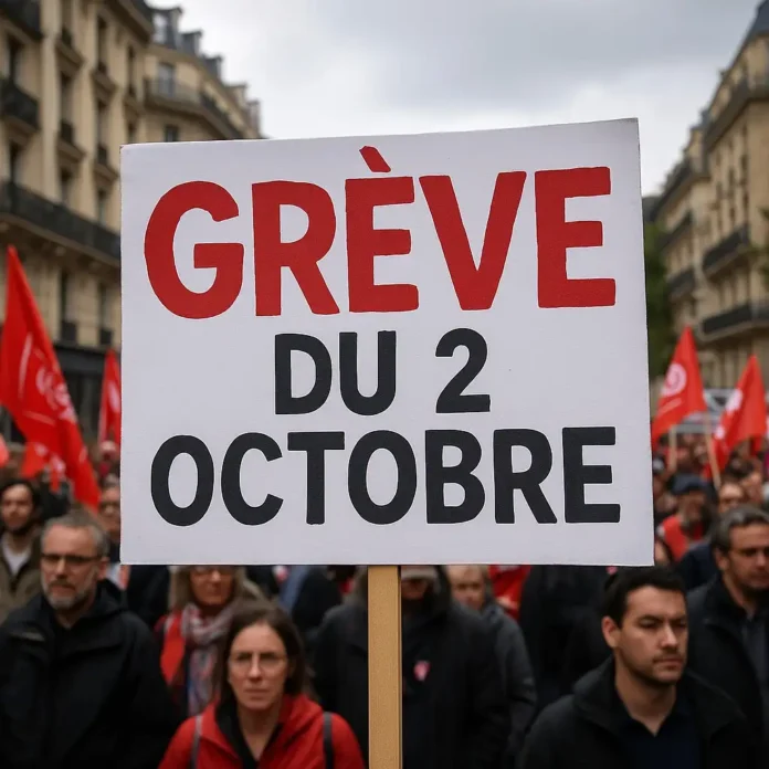 Grève du 2 octobre : perturbations annoncées à l’échelle nationale