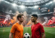 Pays-Bas – Maroc : à quelle heure et sur quelle chaîne suivre ce huitième de finale de la Coupe du Monde 2026 ? Match Pays-Bas - Maroc lors des huitièmes de finale de la Coupe du Monde 2026