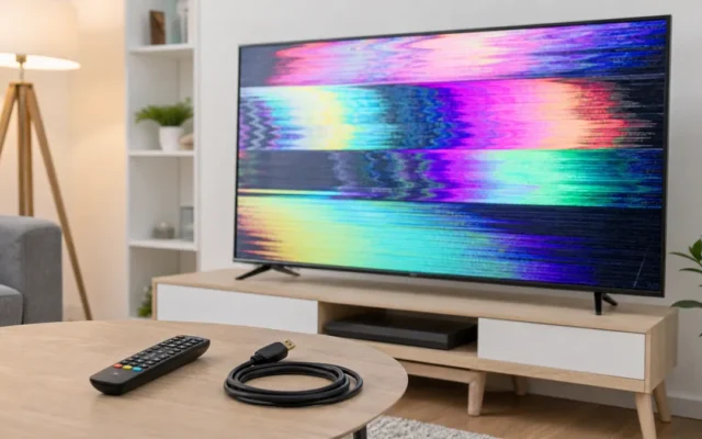 Samsung TV : couleurs déformées ou glitchées, comment régler le problème ?
