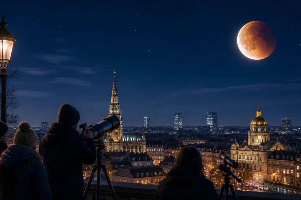 Éclipse lunaire du 28 août 2026 en Belgique : horaires et observation