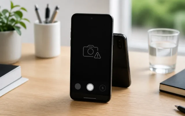 Caméra du téléphone écran noir : 10 solutions Android et iPhone
