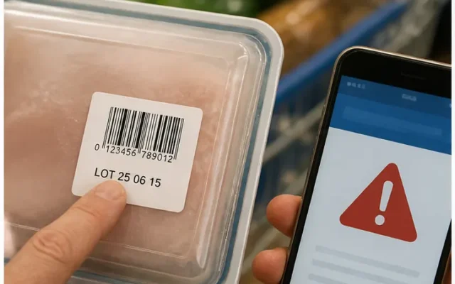 Rappel alimentaire CFIA : trouver le code UPC, le lot et la date sur l’emballage