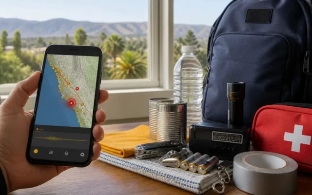 Séisme près de chez moi : vérifier la carte USGS et réagir