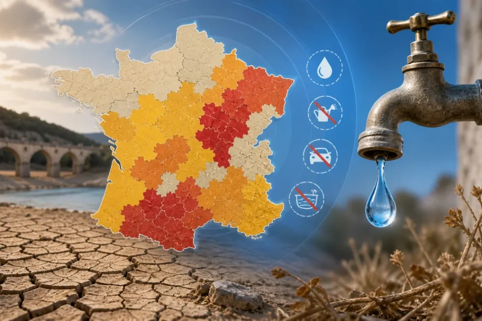 Restrictions d’eau 2026 : comment vérifier son adresse sur VigiEau
