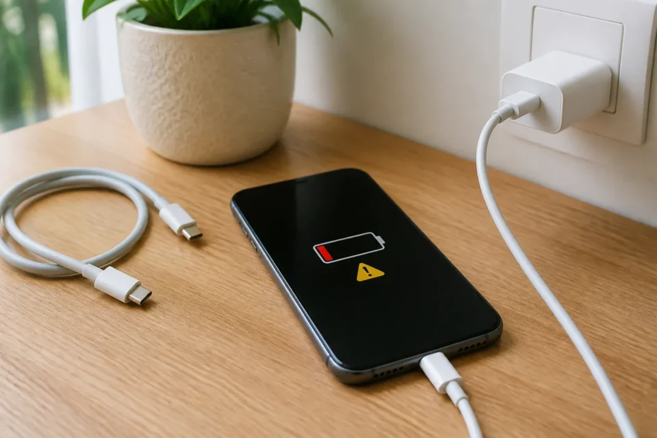 Téléphone branché mais ne charge pas : 10 vérifications sûres