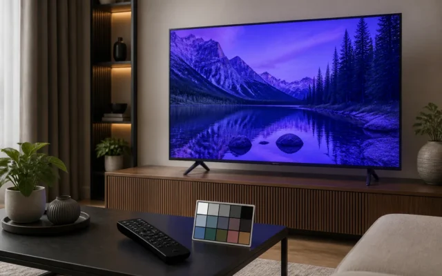 TV Samsung avec une teinte bleue ou violette : que faire ?